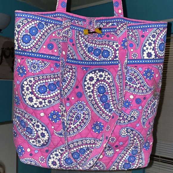 Vera Bradley Boysenberry Pattern Tote Bag - Picture 5 of 7